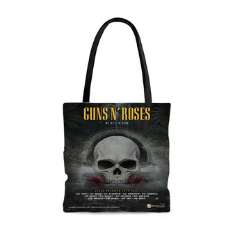 Pastele Gun N Roses South American Tour 2022 Custom Personalized Tote Bag Awesome Unisex Polyester Cotton Bags AOP All Over Print Tote Bag School Work Travel Bags Fashionable Totebag