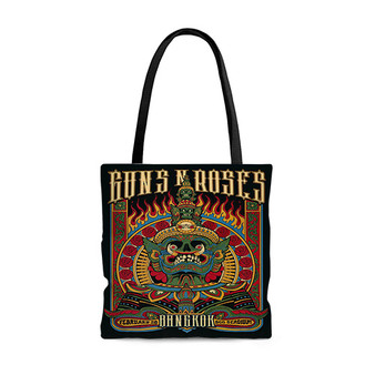 Pastele Guns N Roses Bangkok Thailand Custom Personalized Tote Bag Awesome Unisex Polyester Cotton Bags AOP All Over Print Tote Bag School Work Travel Bags Fashionable Totebag
