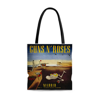 Pastele Guns N Roses Madrid Spain Custom Personalized Tote Bag Awesome Unisex Polyester Cotton Bags AOP All Over Print Tote Bag School Work Travel Bags Fashionable Totebag