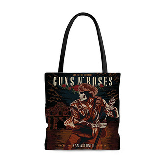 Pastele Guns N Roses San Antonio US Custom Personalized Tote Bag Awesome Unisex Polyester Cotton Bags AOP All Over Print Tote Bag School Work Travel Bags Fashionable Totebag