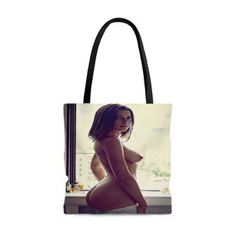 Pastele Julia Fox Custom Personalized Tote Bag Awesome Unisex Polyester Cotton Bags AOP All Over Print Tote Bag School Work Travel Bags Fashionable Totebag