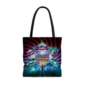 Pastele Killer Klowns from Outer Space The Game Custom Personalized Tote Bag Awesome Unisex Polyester Cotton Bags AOP All Over Print Tote Bag School Work Travel Bags Fashionable Totebag