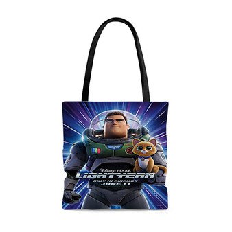 Pastele Lightyear Movie Custom Personalized Tote Bag Awesome Unisex Polyester Cotton Bags AOP All Over Print Tote Bag School Work Travel Bags Fashionable Totebag