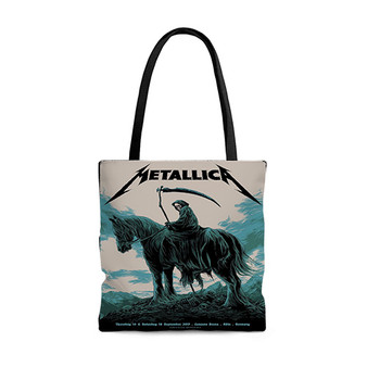 Pastele Metallica Germany Custom Personalized Tote Bag Awesome Unisex Polyester Cotton Bags AOP All Over Print Tote Bag School Work Travel Bags Fashionable Totebag
