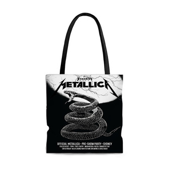 Pastele Metallica Sydney Custom Personalized Tote Bag Awesome Unisex Polyester Cotton Bags AOP All Over Print Tote Bag School Work Travel Bags Fashionable Totebag
