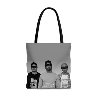 Pastele N E R D Band Custom Personalized Tote Bag Awesome Unisex Polyester Cotton Bags AOP All Over Print Tote Bag School Work Travel Bags Fashionable Totebag
