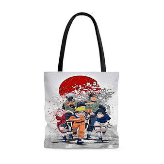 Pastele Naruto Anime Custom Personalized Tote Bag Awesome Unisex Polyester Cotton Bags AOP All Over Print Tote Bag School Work Travel Bags Fashionable Totebag