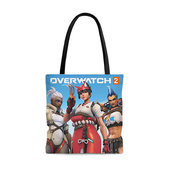 Pastele Overwatch 2 Games Custom Personalized Tote Bag Awesome Unisex Polyester Cotton Bags AOP All Over Print Tote Bag School Work Travel Bags Fashionable Totebag