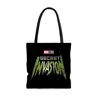 Pastele Secret Invasion TV Series Custom Personalized Tote Bag Awesome Unisex Polyester Cotton Bags AOP All Over Print Tote Bag School Work Travel Bags Fashionable Totebag