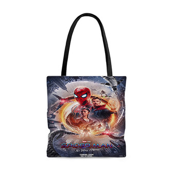 Pastele Spider Man No Way Home Doctor Strange Custom Personalized Tote Bag Awesome Unisex Polyester Cotton Bags AOP All Over Print Tote Bag School Work Travel Bags Fashionable Totebag