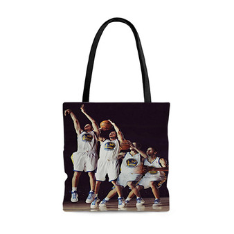 Pastele Stephen Curry Jump Shot Custom Personalized Tote Bag Awesome Unisex Polyester Cotton Bags AOP All Over Print Tote Bag School Work Travel Bags Fashionable Totebag