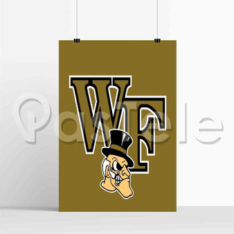 Wake Forest Demon Deacons New Silk Poster Custom Printed Wall Decor 20 x 13 Inch 24 x 36 Inch