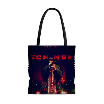 Pastele Tech N9ne jpeg Custom Personalized Tote Bag Awesome Unisex Polyester Cotton Bags AOP All Over Print Tote Bag School Work Travel Bags Fashionable Totebag