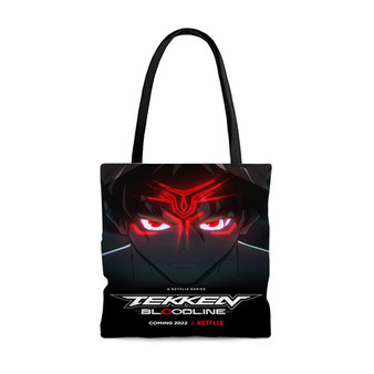 Pastele Tekken Bloodline Custom Personalized Tote Bag Awesome Unisex Polyester Cotton Bags AOP All Over Print Tote Bag School Work Travel Bags Fashionable Totebag