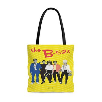 Pastele The B 52 S Custom Personalized Tote Bag Awesome Unisex Polyester Cotton Bags AOP All Over Print Tote Bag School Work Travel Bags Fashionable Totebag
