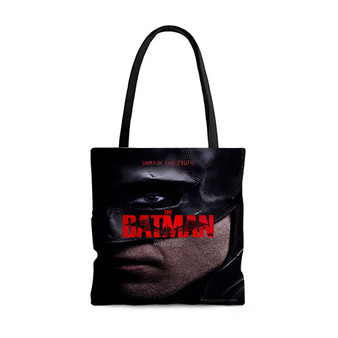 Pastele The Batman Unmask The Truth Custom Personalized Tote Bag Awesome Unisex Polyester Cotton Bags AOP All Over Print Tote Bag School Work Travel Bags Fashionable Totebag
