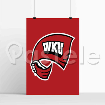 Western Kentucky Hilltoppers New Silk Poster Custom Printed Wall Decor 20 x 13 Inch 24 x 36 Inch