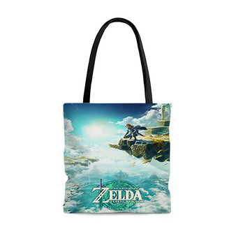 Pastele The Legend of Zelda Tears of the Kingdom Custom Personalized Tote Bag Awesome Unisex Polyester Cotton Bags AOP All Over Print Tote Bag School Work Travel Bags Fashionable Totebag