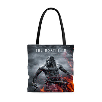 Pastele The Northman 3 Custom Personalized Tote Bag Awesome Unisex Polyester Cotton Bags AOP All Over Print Tote Bag School Work Travel Bags Fashionable Totebag