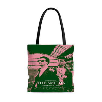 Pastele The Smiths 3 Custom Personalized Tote Bag Awesome Unisex Polyester Cotton Bags AOP All Over Print Tote Bag School Work Travel Bags Fashionable Totebag
