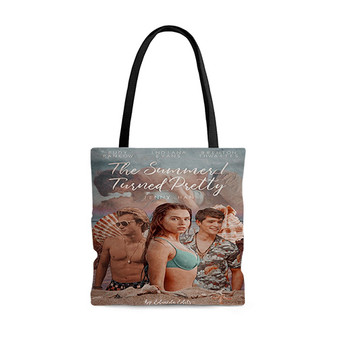 Pastele The Summer I Turned Pretty Custom Personalized Tote Bag Awesome Unisex Polyester Cotton Bags AOP All Over Print Tote Bag School Work Travel Bags Fashionable Totebag