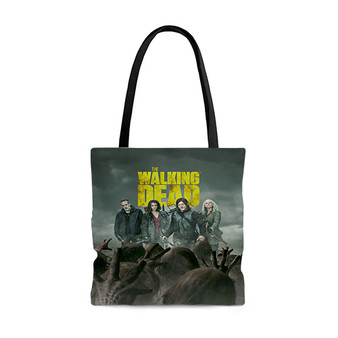 Pastele The Walking Dead Season 11 Custom Personalized Tote Bag Awesome Unisex Polyester Cotton Bags AOP All Over Print Tote Bag School Work Travel Bags Fashionable Totebag