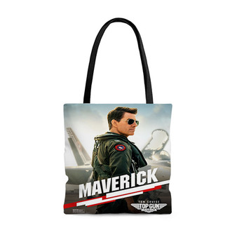 Pastele Top Gun Maverick Tom Cruise Custom Personalized Tote Bag Awesome Unisex Polyester Cotton Bags AOP All Over Print Tote Bag School Work Travel Bags Fashionable Totebag