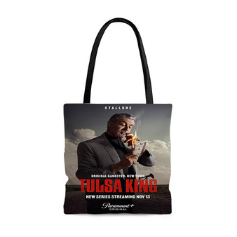 Pastele Tulsa King Custom Personalized Tote Bag Awesome Unisex Polyester Cotton Bags AOP All Over Print Tote Bag School Work Travel Bags Fashionable Totebag