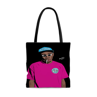 Pastele Tyler the Creator Art Custom Personalized Tote Bag Awesome Unisex Polyester Cotton Bags AOP All Over Print Tote Bag School Work Travel Bags Fashionable Totebag