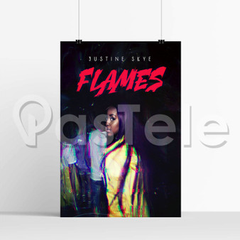Flames Justine Skye Silk Poster Print Wall Decor 20 x 13 Inch 24 x 36 Inch
