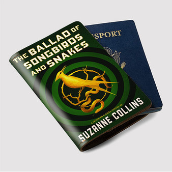 Pastele The Hunger Games The Ballad of Songbirds and Snakes Movie Custom Passport Wallet Case With Credit Card Holder Awesome Personalized PU Leather Travel Trip Vacation Baggage Cover