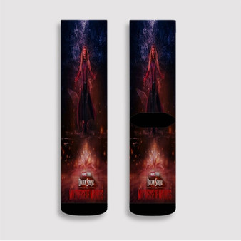 Pastele Doctor Strange In The Multiverse Of Madness Wanda 2 Custom Socks Sublimation Awesome Printed Sports Elite Socks Polyester Cushioned Bottoms Gym Gymnastic Running Yoga School Skatebording Basketball Spandex