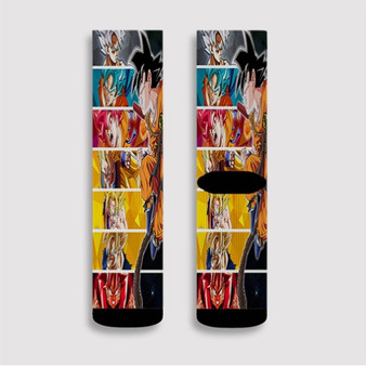 Pastele Goku Dragon Ball Z Custom Socks Sublimation Awesome Printed Sports Elite Socks Polyester Cushioned Bottoms Gym Gymnastic Running Yoga School Skatebording Basketball Spandex