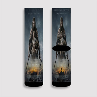 Pastele The Northman Conquer Your Fate jpeg Custom Socks Sublimation Awesome Printed Sports Elite Socks Polyester Cushioned Bottoms Gym Gymnastic Running Yoga School Skatebording Basketball Spandex