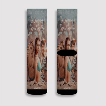 Pastele The Summer I Turned Pretty Custom Socks Sublimation Awesome Printed Sports Elite Socks Polyester Cushioned Bottoms Gym Gymnastic Running Yoga School Skatebording Basketball Spandex