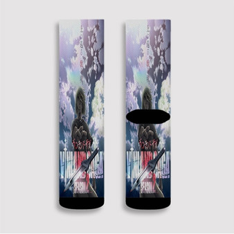 Pastele Vinland Saga Season 2 Anime Custom Socks Sublimation Awesome Printed Sports Elite Socks Polyester Cushioned Bottoms Gym Gymnastic Running Yoga School Skatebording Basketball Spandex