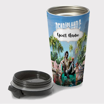 Pastele Dead Island 2 Custom Travel Mug Awesome Personalized Name Stainless Steel Drink Bottle Hot Cold Leak-proof 15oz Coffee Tea Wine Trip Vacation Traveling Mug