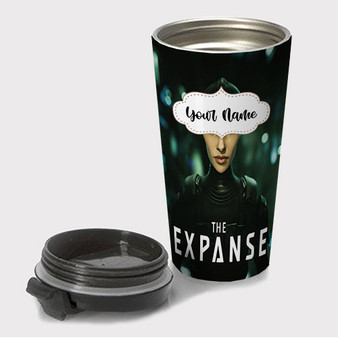 Pastele The Expanse A Telltale Series jpeg Custom Travel Mug Awesome Personalized Name Stainless Steel Drink Bottle Hot Cold Leak-proof 15oz Coffee Tea Wine Trip Vacation Traveling Mug