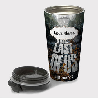 Pastele The Last of Us TV Series Custom Travel Mug Awesome Personalized Name Stainless Steel Drink Bottle Hot Cold Leak-proof 15oz Coffee Tea Wine Trip Vacation Traveling Mug