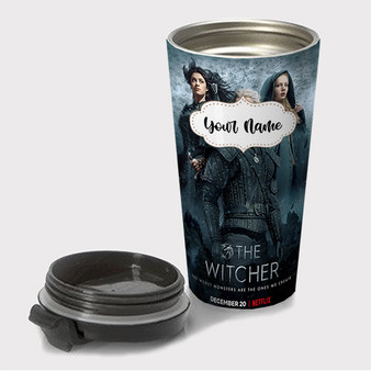 Pastele The Witcher Tv Series Custom Travel Mug Awesome Personalized Name Stainless Steel Drink Bottle Hot Cold Leak-proof 15oz Coffee Tea Wine Trip Vacation Traveling Mug