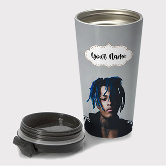 Pastele XXX Tentacion 2 Custom Travel Mug Awesome Personalized Name Stainless Steel Drink Bottle Hot Cold Leak-proof 15oz Coffee Tea Wine Trip Vacation Traveling Mug