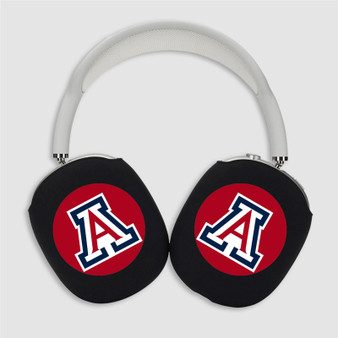 Pastele Arizona Wildcats Custom AirPods Max Case Cover Personalized Hard Smart Protective Cover Shock-proof Dust-proof Slim Accessories for Apple AirPods Pro Max Black White Colors