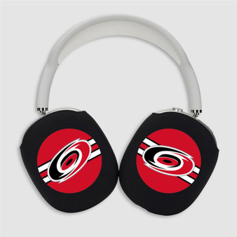 Pastele Carolina Hurricanes NHL Custom AirPods Max Case Cover Personalized Hard Smart Protective Cover Shock-proof Dust-proof Slim Accessories for Apple AirPods Pro Max Black White Colors