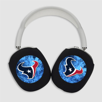 Pastele Houston Texans NFL Custom AirPods Max Case Cover Personalized Hard Smart Protective Cover Shock-proof Dust-proof Slim Accessories for Apple AirPods Pro Max Black White Colors