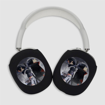 Pastele Uchiha Sasuke and Itachi Naruto Shippuden Custom AirPods Max Case Cover Personalized Hard Smart Protective Cover Shock-proof Dust-proof Slim Accessories for Apple AirPods Pro Max Black White Colors
