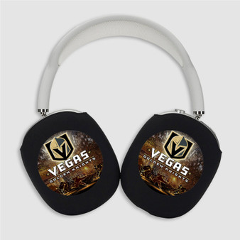 Pastele Vegas Golden Knights 2 Custom AirPods Max Case Cover Personalized Hard Smart Protective Cover Shock-proof Dust-proof Slim Accessories for Apple AirPods Pro Max Black White Colors