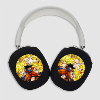 Pastele Goku Super Saiyan Transformation Dragon Ball Custom AirPods Max Case Cover Personalized Hard Smart Protective Cover Shock-proof Dust-proof Slim Accessories for Apple AirPods Pro Max Black White Colors