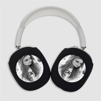 Pastele Sabrina Carpenter Art Custom AirPods Max Case Cover Personalized Hard Smart Protective Cover Shock-proof Dust-proof Slim Accessories for Apple AirPods Pro Max Black White Colors