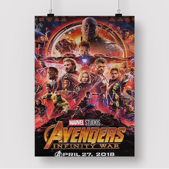 Pastele Avengers Infinity War Poster Signed By Cast Custom Silk Poster Awesome Personalized Print Wall Decor 20 x 13 Inch 24 x 36 Inch Wall Hanging Art Home Decoration Posters
