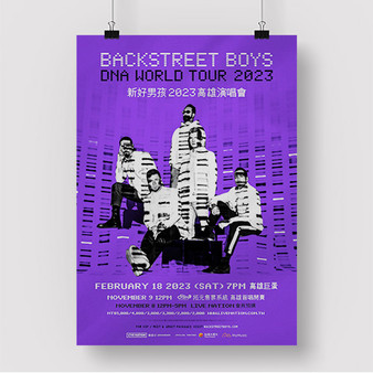 Pastele Backstreet Boys DNA World Tour 2023 Custom Silk Poster Awesome Personalized Print Wall Decor 20 x 13 Inch 24 x 36 Inch Wall Hanging Art Home Decoration Posters